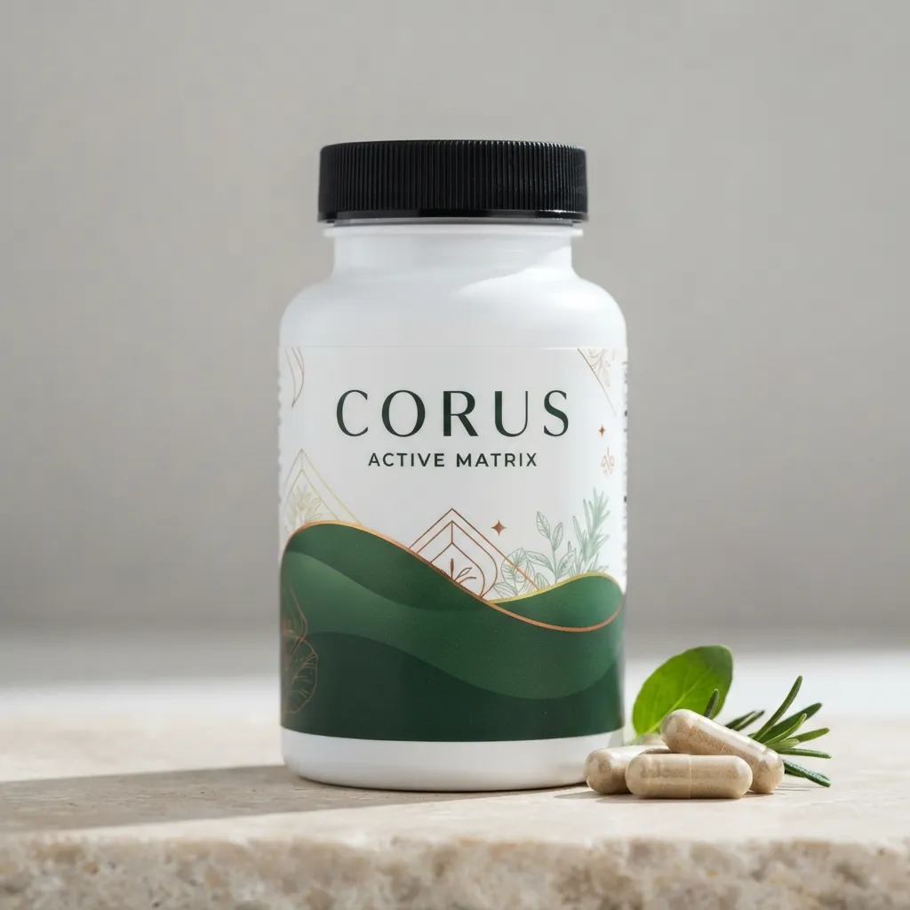 Corus Active Matrix supplement bottle with nutrients